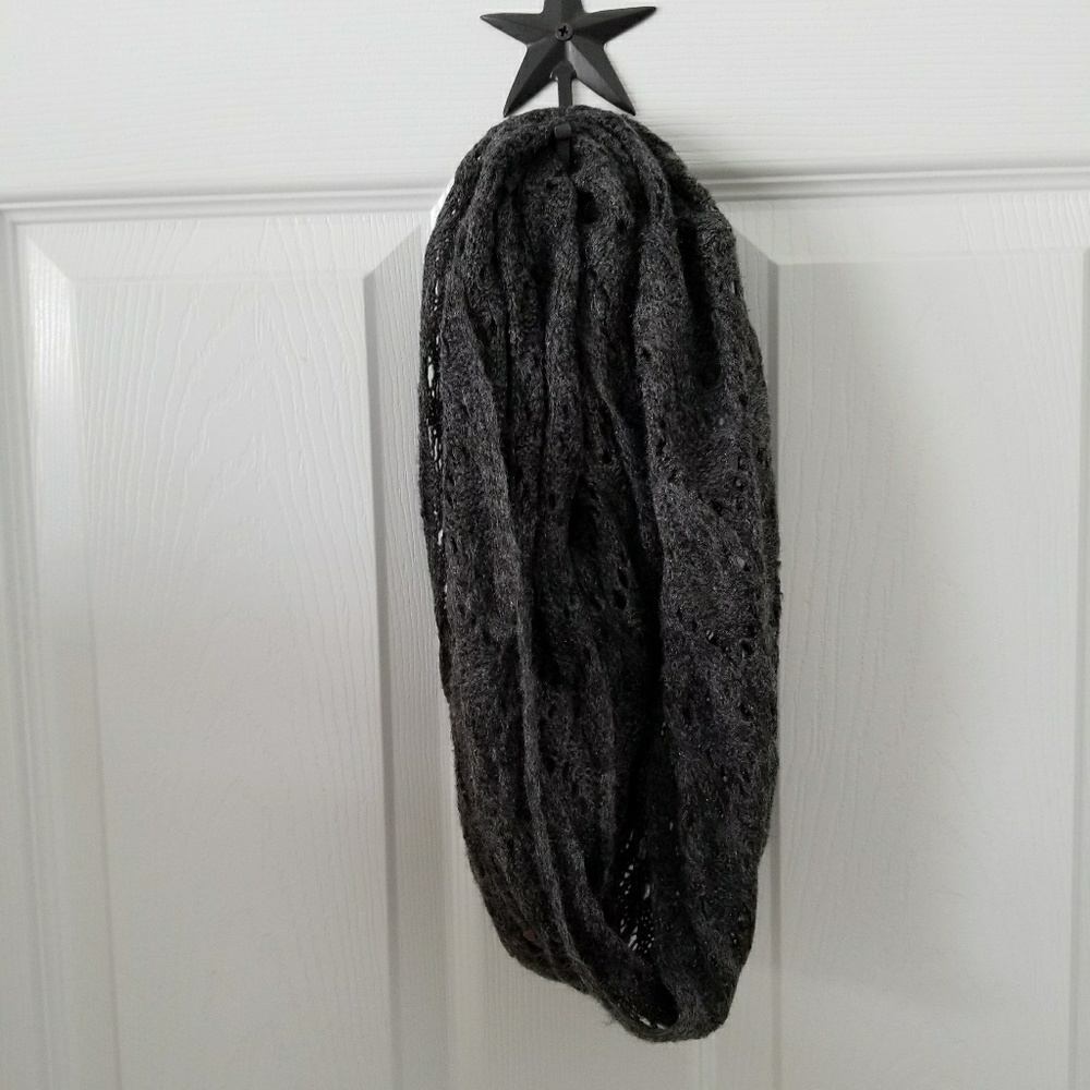 Dark Gray Infinity Scarf
